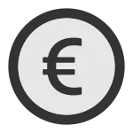 Euro SVG Icon